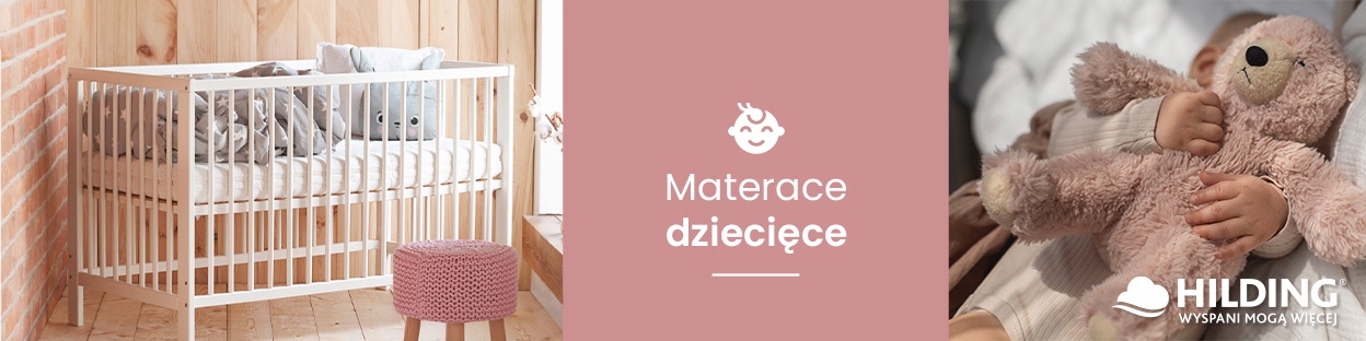 Čiužinys 70x140 Dobranoca HILDING su Lotus vaikišku užvalkalu