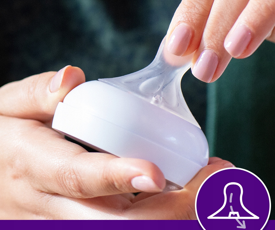 PHILIPS AVENT NATURAL TRIJOS ANTICOLIKO SPINČIŲ PAKETAS 3 SKIRTINGI SRAUTAI 1M+