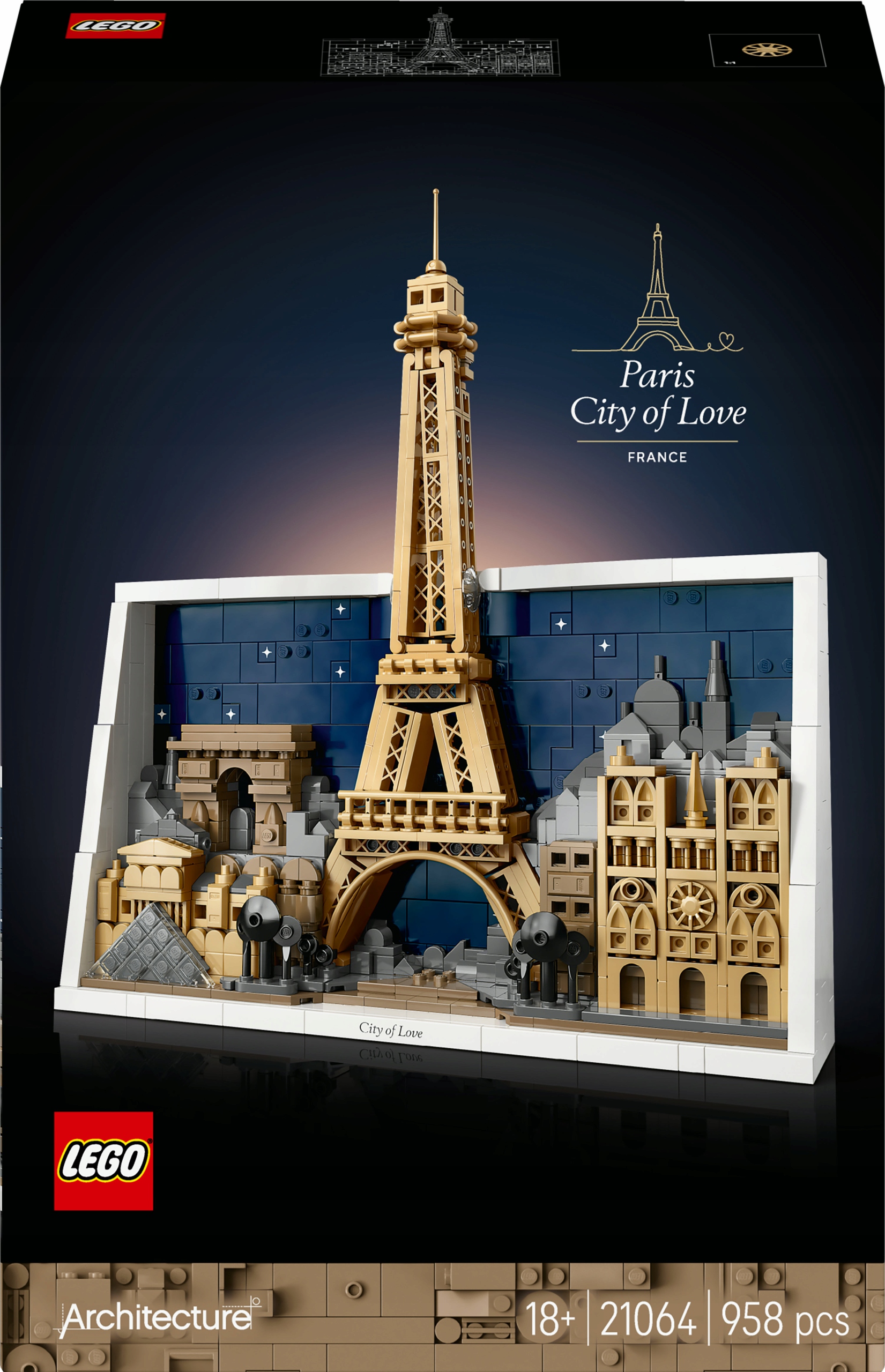 LEGO Architecture Paris – Meilės miestas 21064
