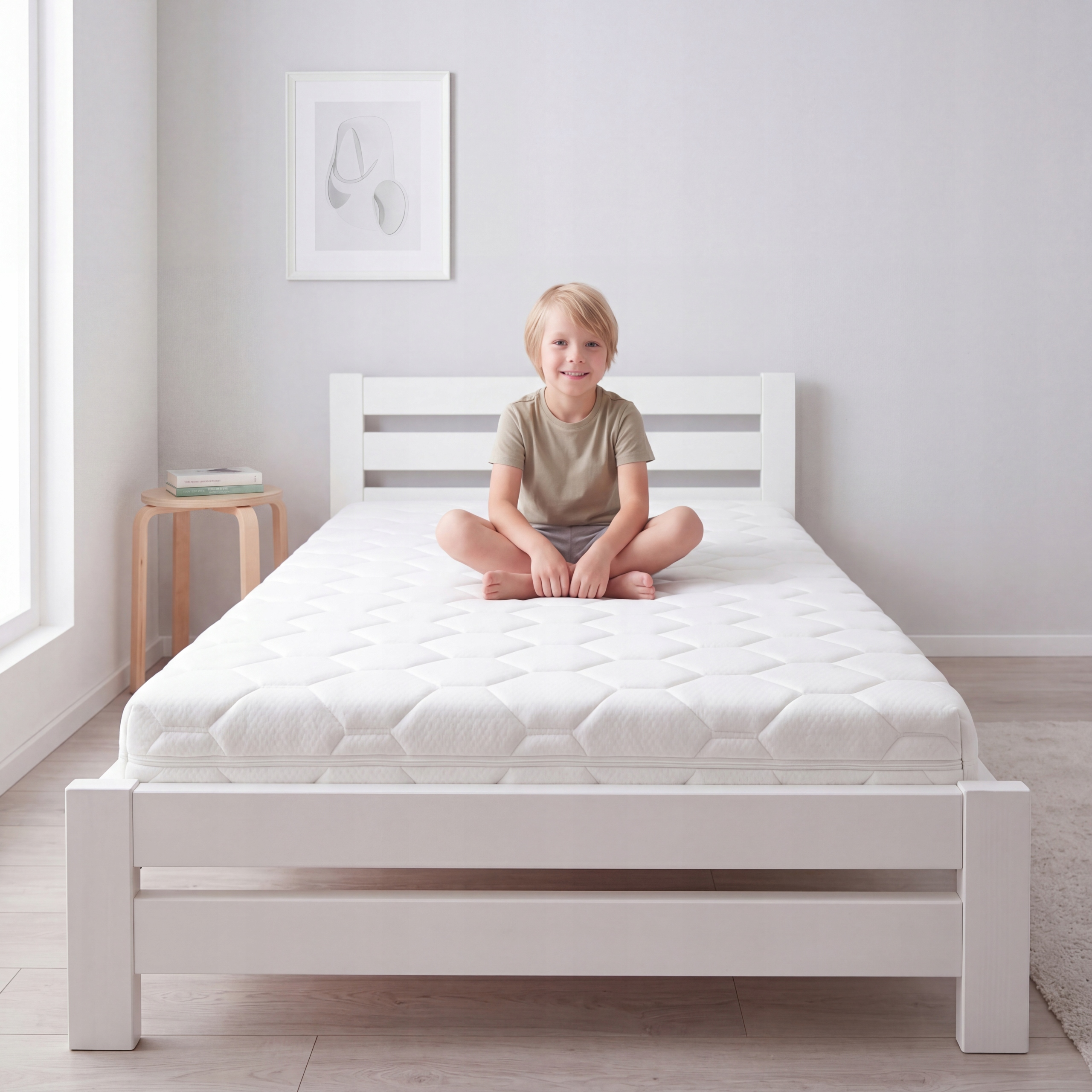 Porolono čiužinys lovelei 160x80 Vidutinio kietumo H3 PUR putplastis FIKI MIKI