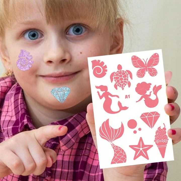 Bakalu tatuiruočių rinkinys su brokatais - nuo 3 metų