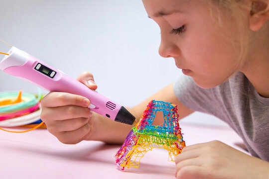 3D PEN 3D spausdintuvo rašiklis + 110m PLA pildymas XXL RINKINYS 3 SPALVŲ DOVANA