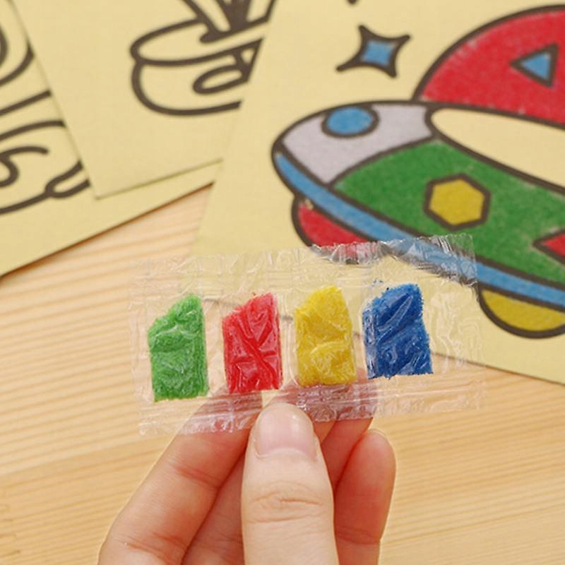 Edukaciniai piešiniai smėliu šešios paletės mix