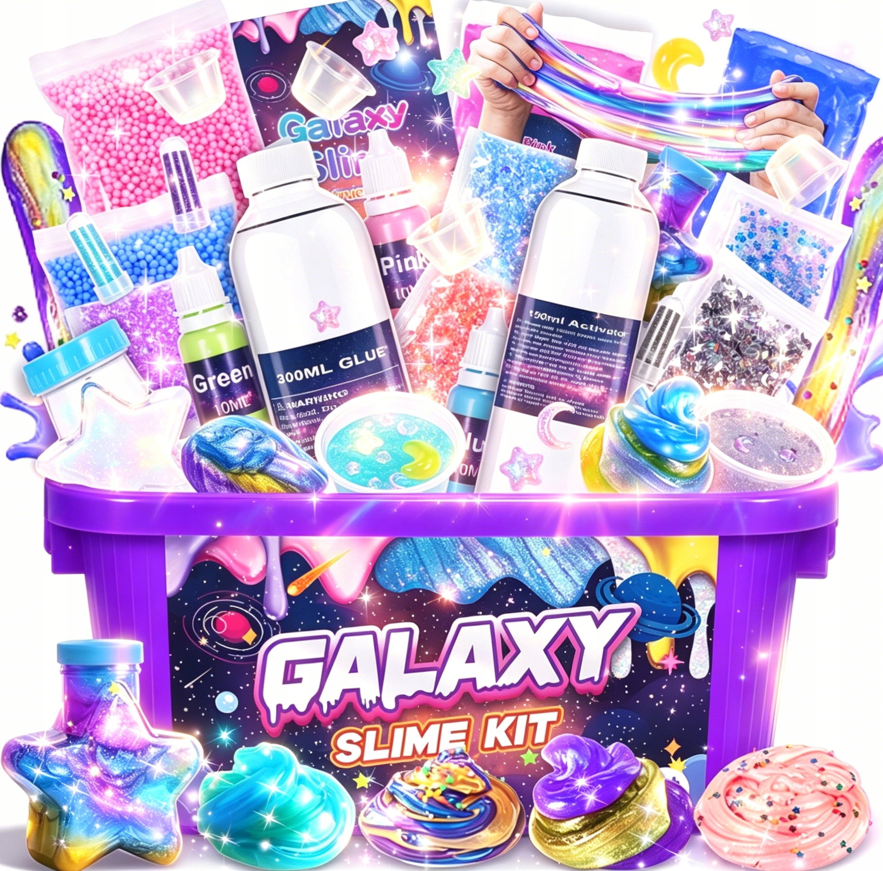 ATOPDREAM Galaxy Magic slime DIY rinkinys