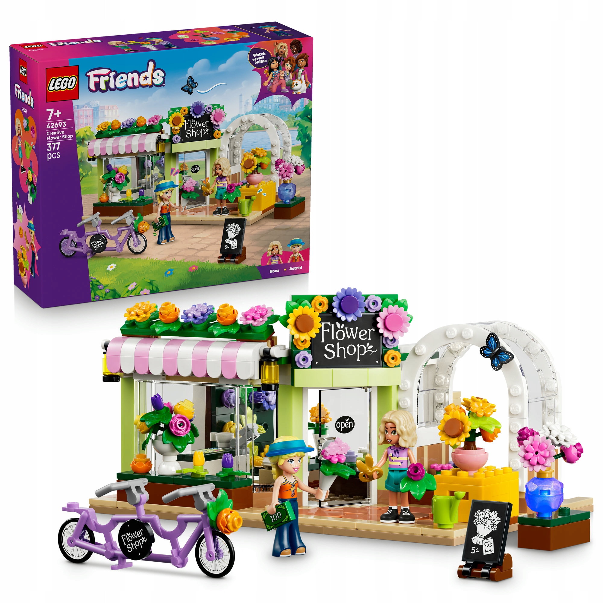 LEGO Friends kreatyvus žiedų parduotuva 42693