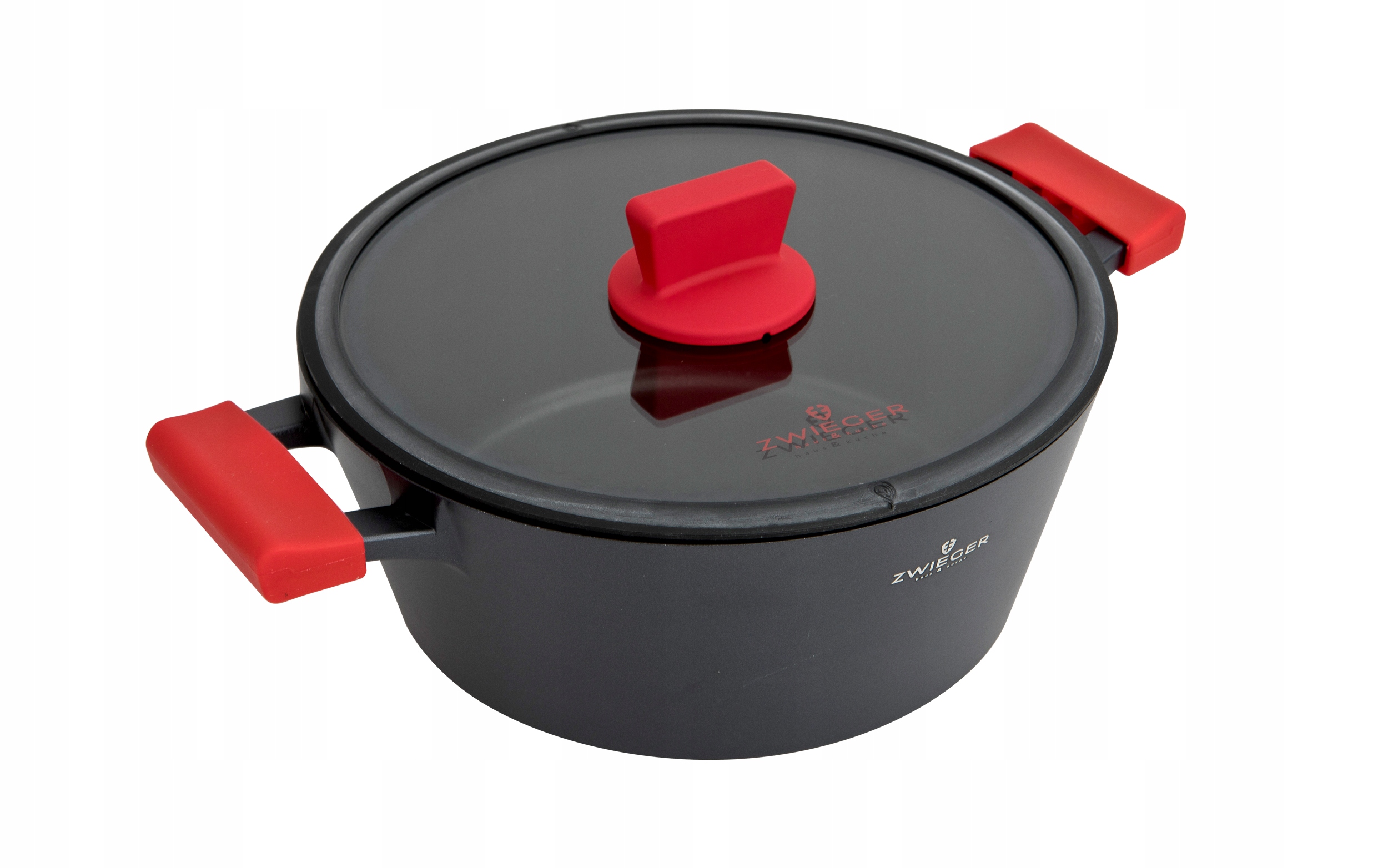 ZWIEGER PUODAS SU DANČIU ALIUMINIO NELIPAČIŲ DUJŲ OBSIDIANAS 28CM 6L