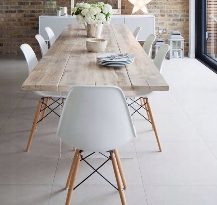 Skandinaviško stiliaus kėdė su balto buko kojomis, skirta PREMIUM Kitchen Living Room
