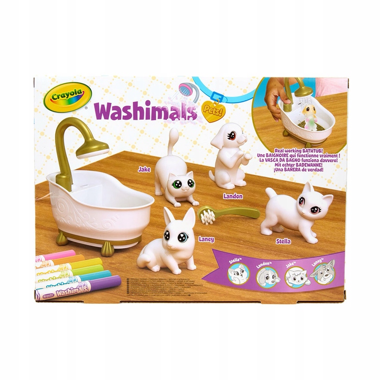 Crayola žvėreliai su markeriais ir šepetėliais Washimals
