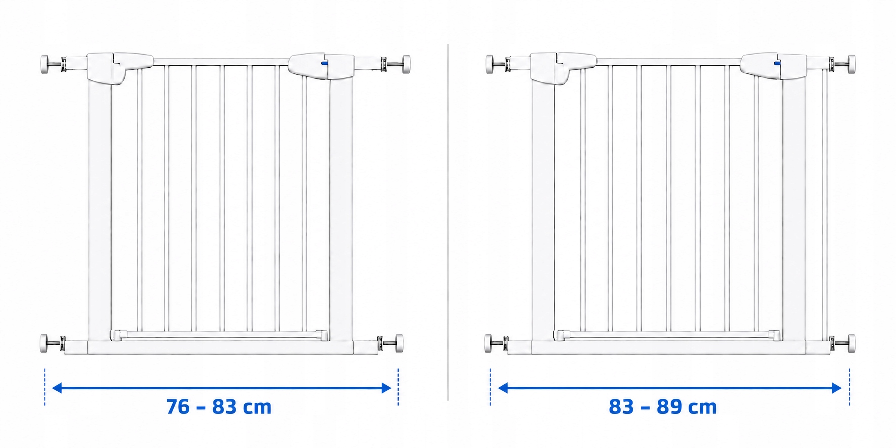 HanksKids barjera 76-103cm be gręžimo