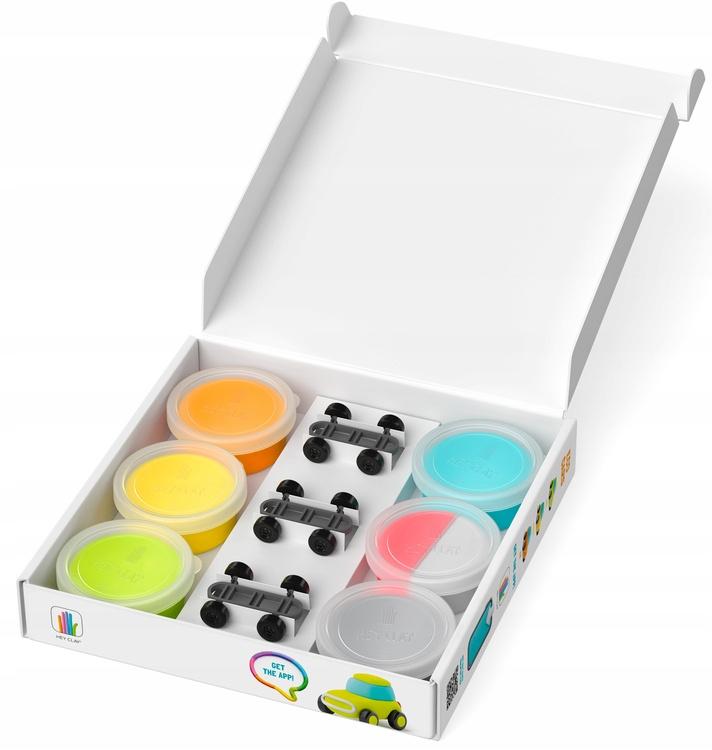 TM Toys Hey Clay ekologiška plastelė automobiliai
