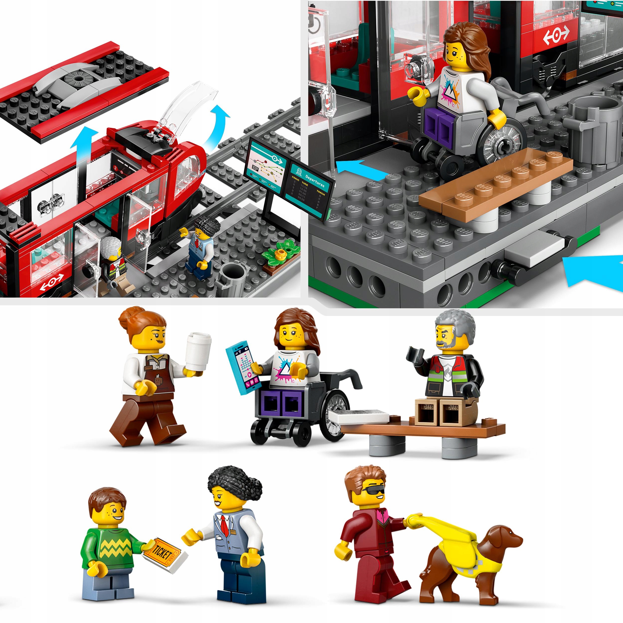LEGO City City tramvajus su stotimi 60423