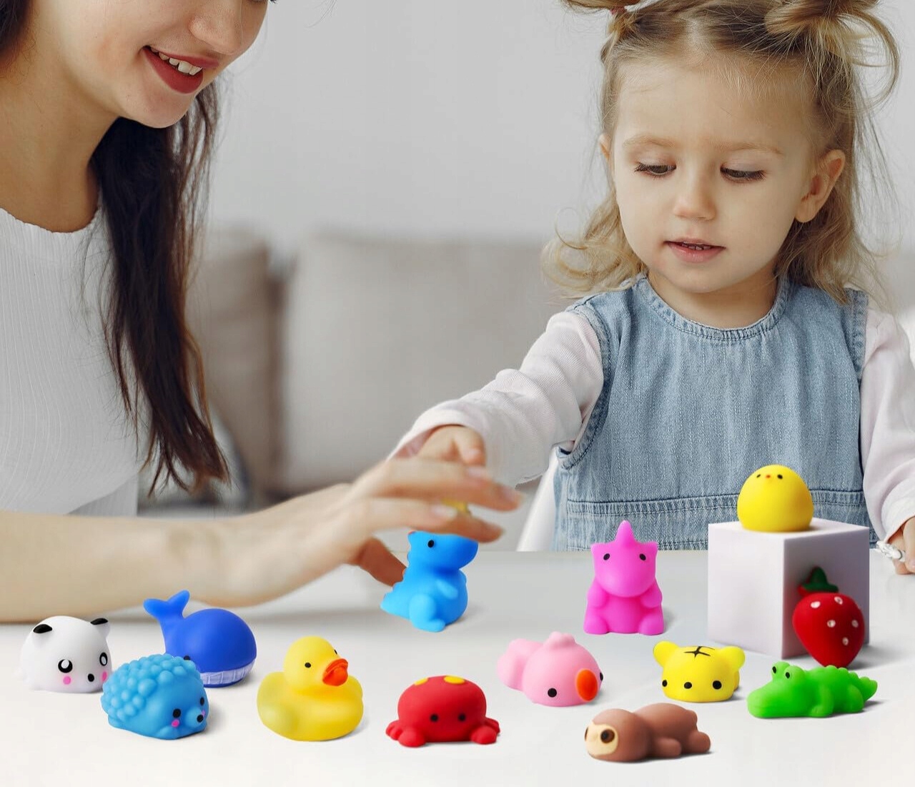 Gniotek antystresowy Squishy Mochi zwierzęta 25 szt