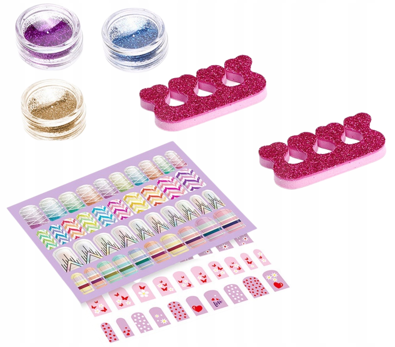 ProNice paznokčių dažymosi rinkinys su nagelių tipmais