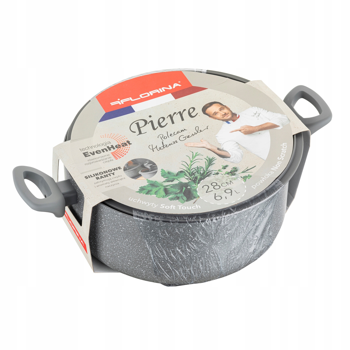 Tradicinis puodas Florina Pierre 6,9 l 28 cm