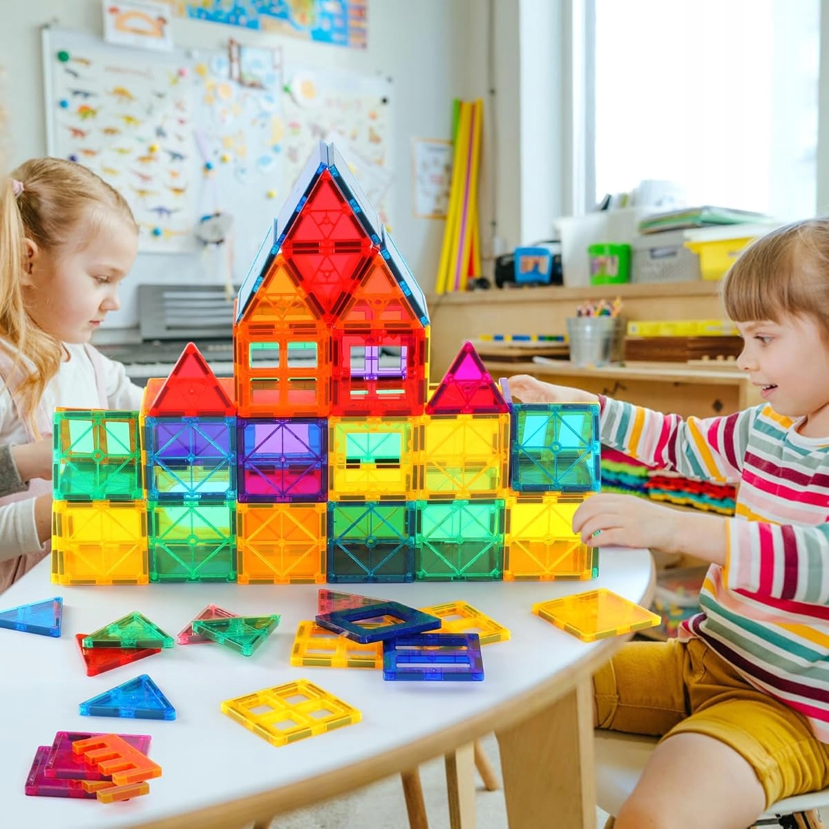 Doris magnetiniai klociniai 3d 109 dalių rinkinys