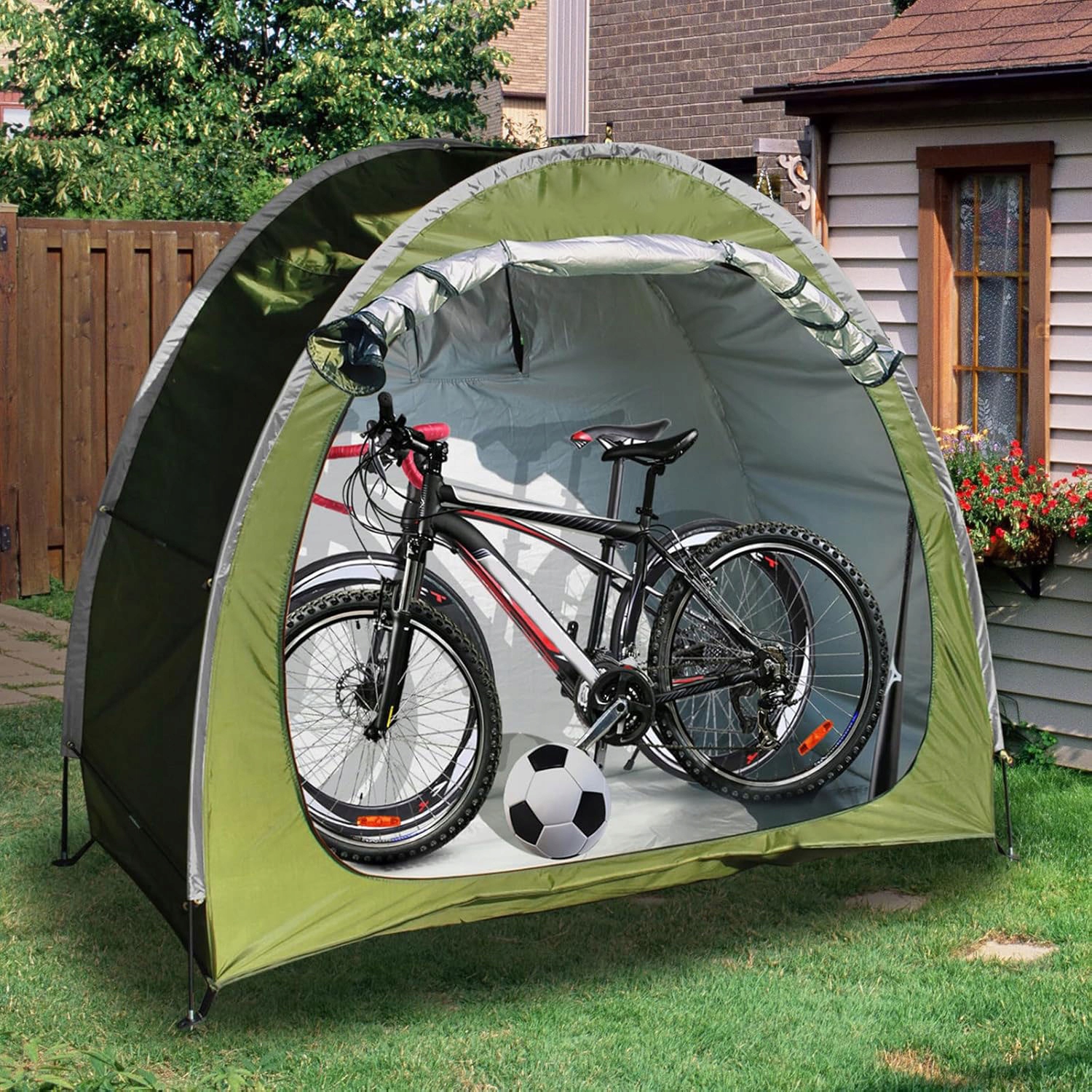 VISUS METUS VANDENIUI ATLIUOTA DVIRAČIŲ PALAPINĖ XXL SODO SANDĖLIAVIMAS