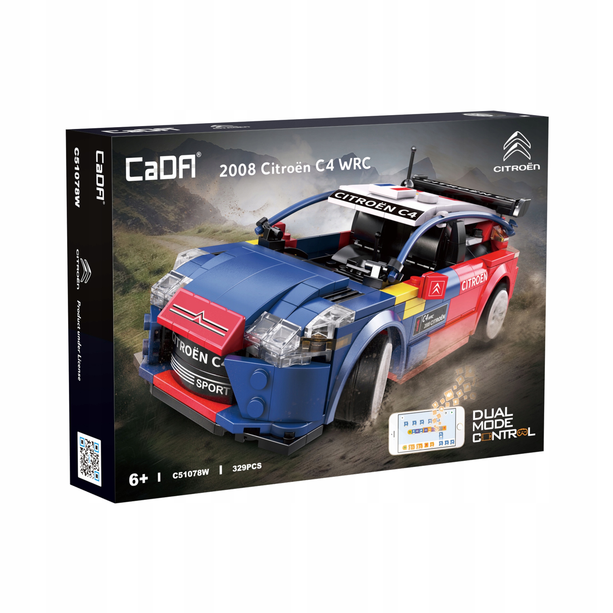 Cada Citroen C4 WRC televairas 329 dalių