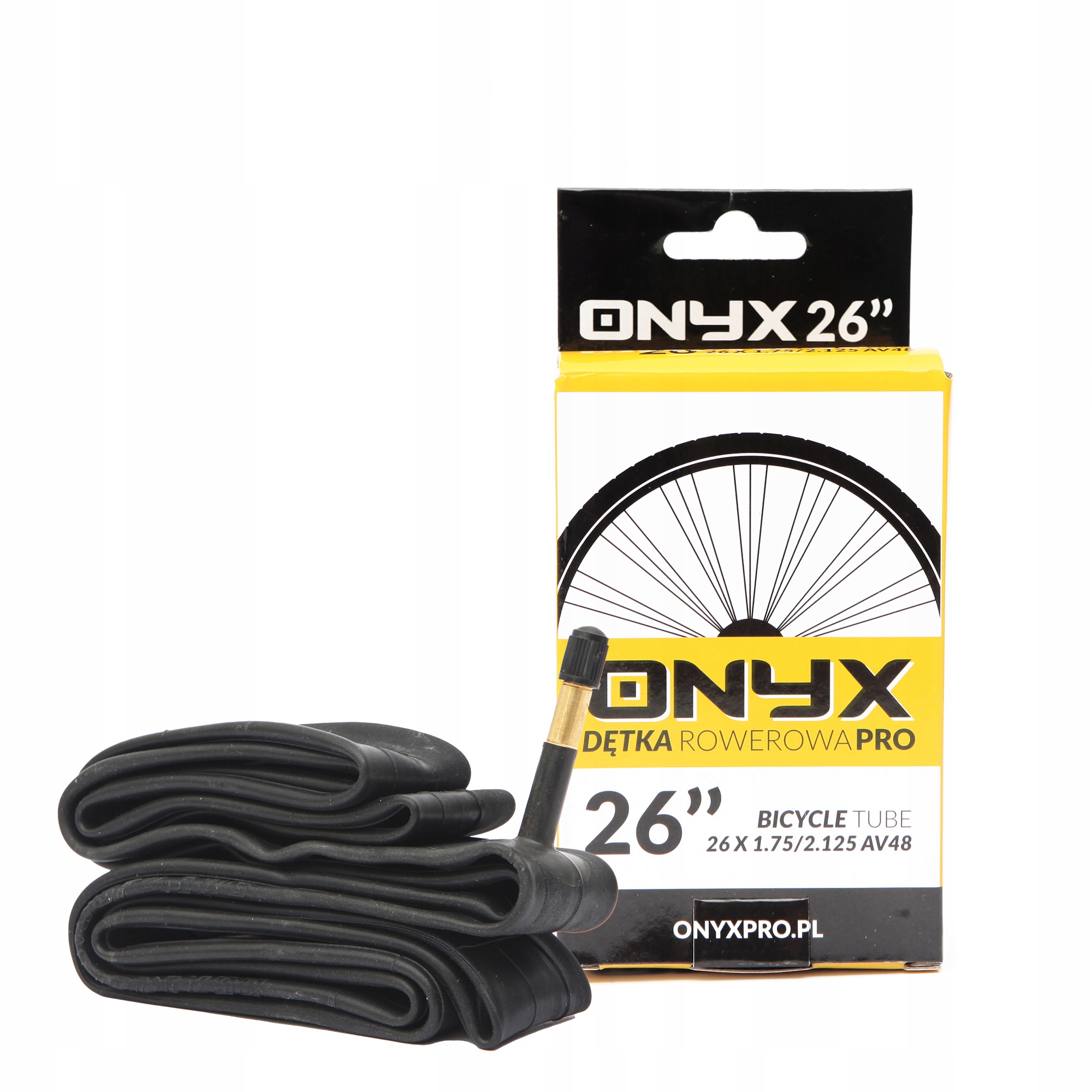 Onyx dėtis dviračiui 26x1.75/2.125 AV 48mm