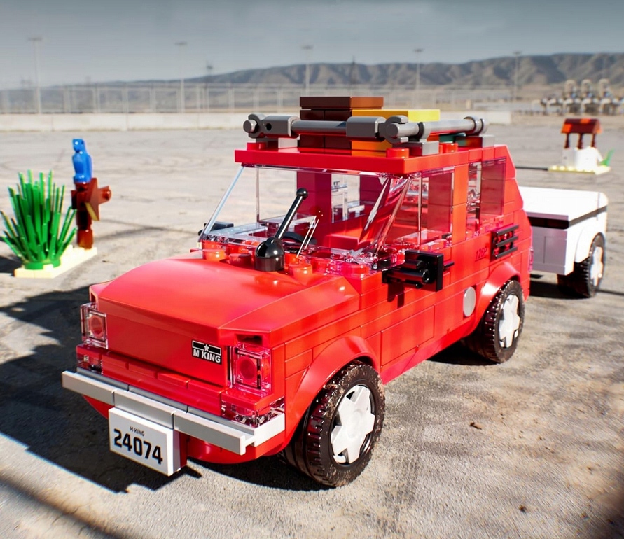 Klocinių konstruktorius Fiat 126P karavanas akcija