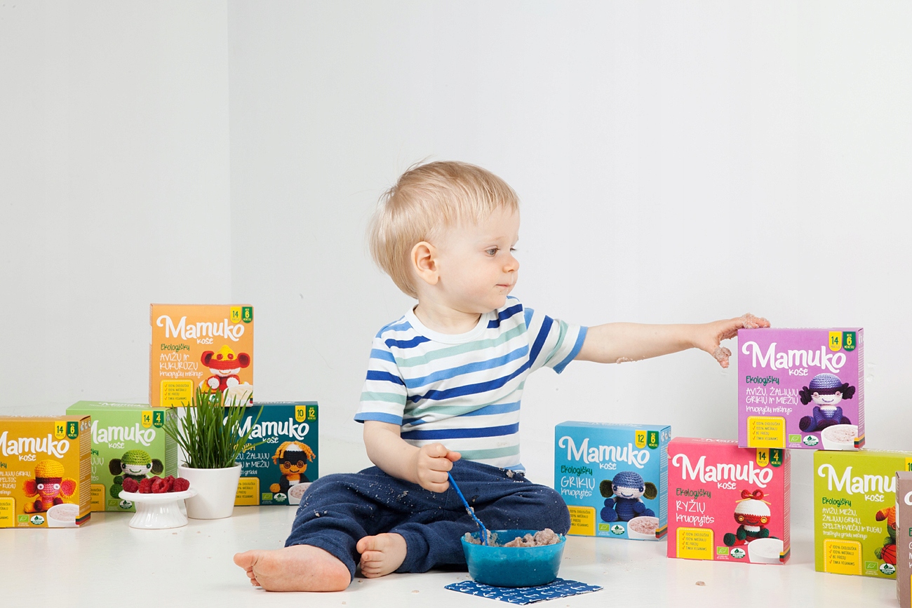 Ryžių košė iš ekologinio ES ūkininkavimo vaikams Natural Mamuko 4m+