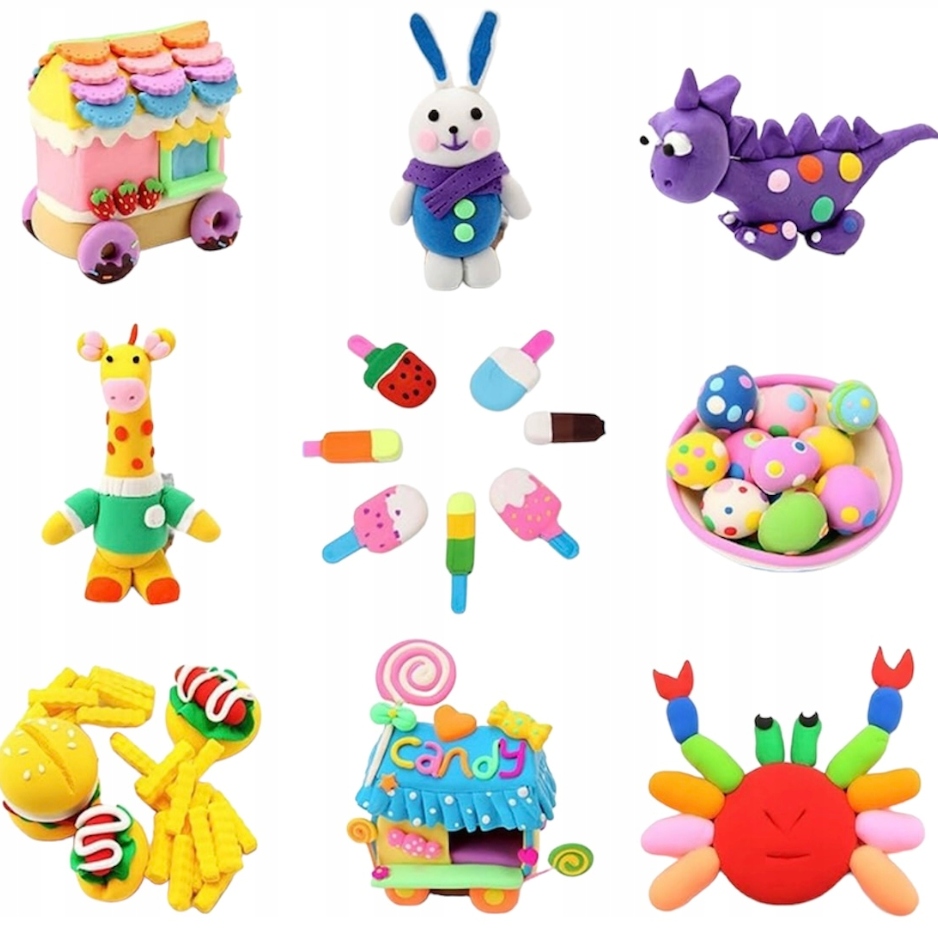 Plastmasinė masė Magic, 108 vnt., minkšta