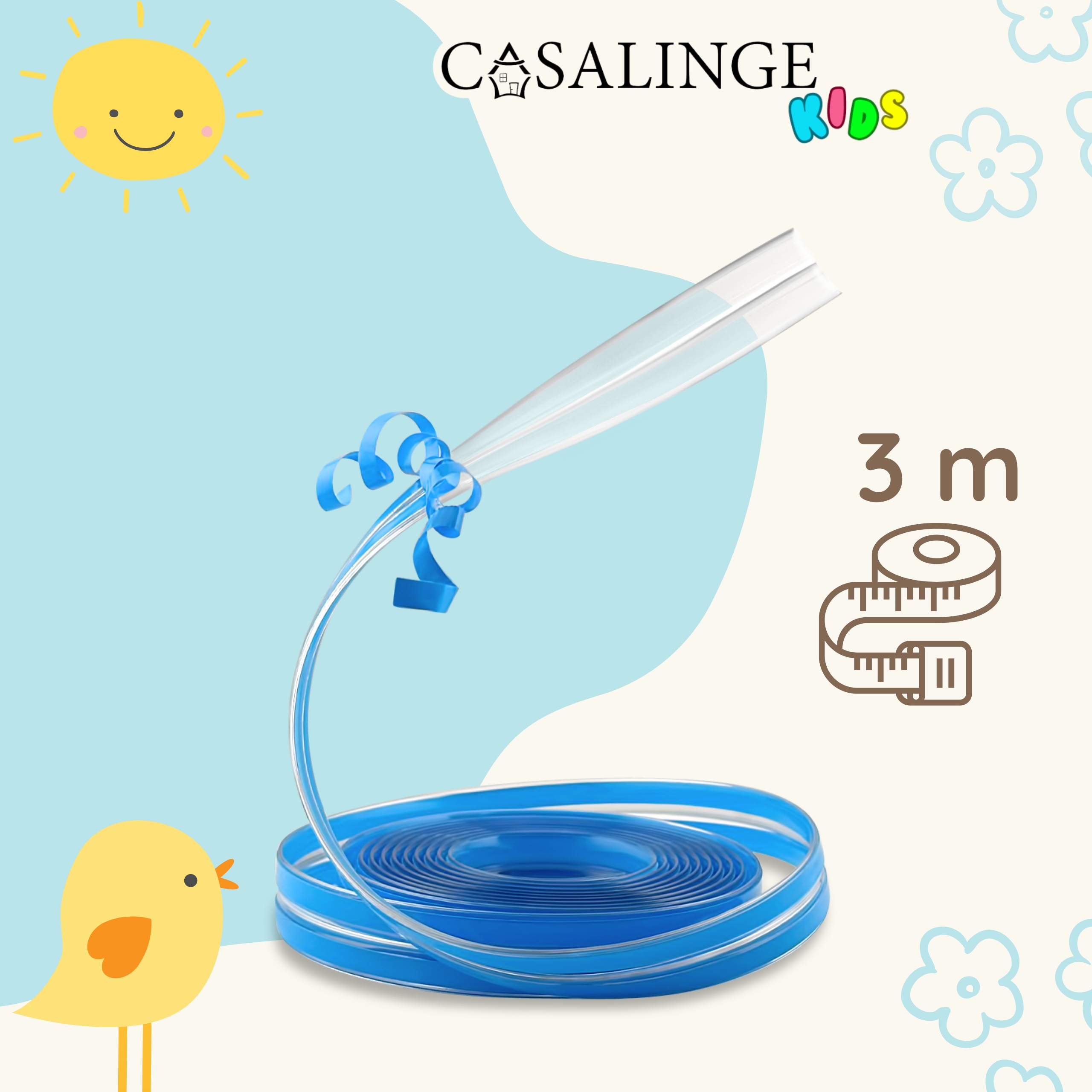Casalinge apsauginė juostelė staliaus kraštams 2 m
