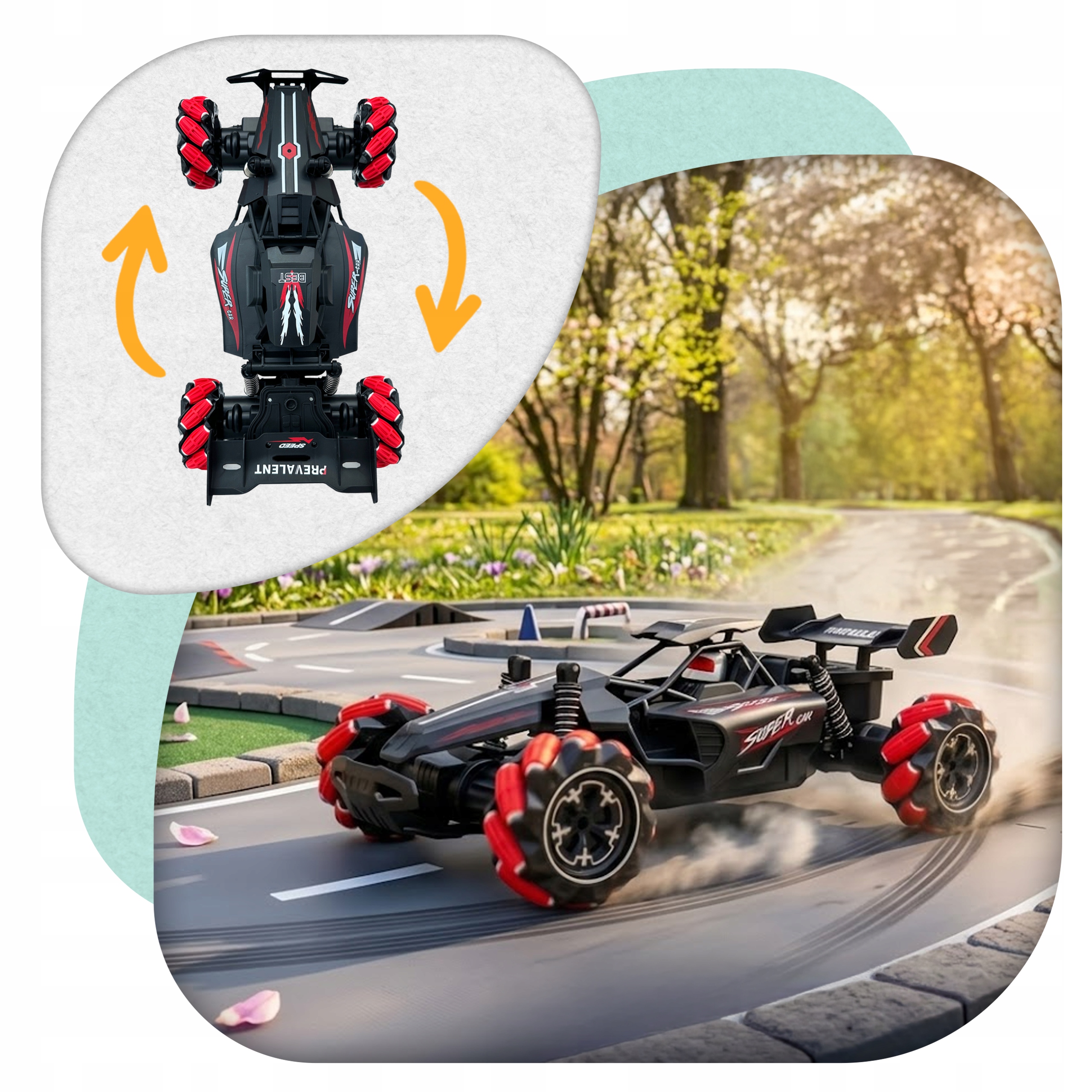 PLAYIO didelis 46 cm nuotolinio valdymo automobilis
