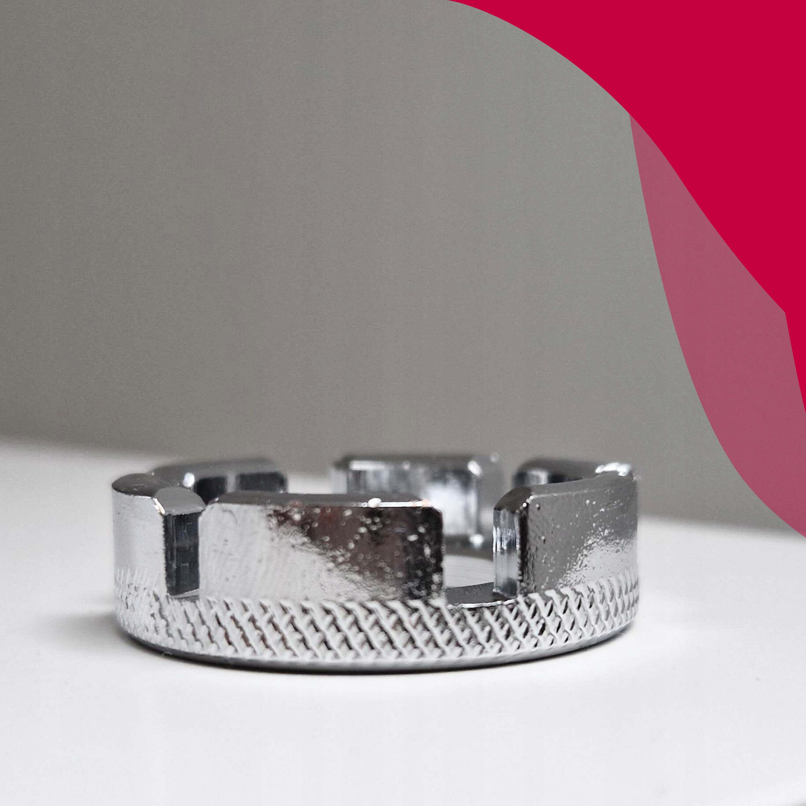 DVIRAČIO STIPINO RAKTUKAS VELOXO RATAI CENTRUOTI VL069 SILVER