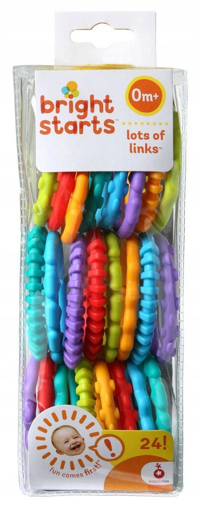 ĮVAIRIŲ FORMŲ IR SPALVŲ 24x SENSORY TEETHER pakabukų RINKINYS - DOVANA!