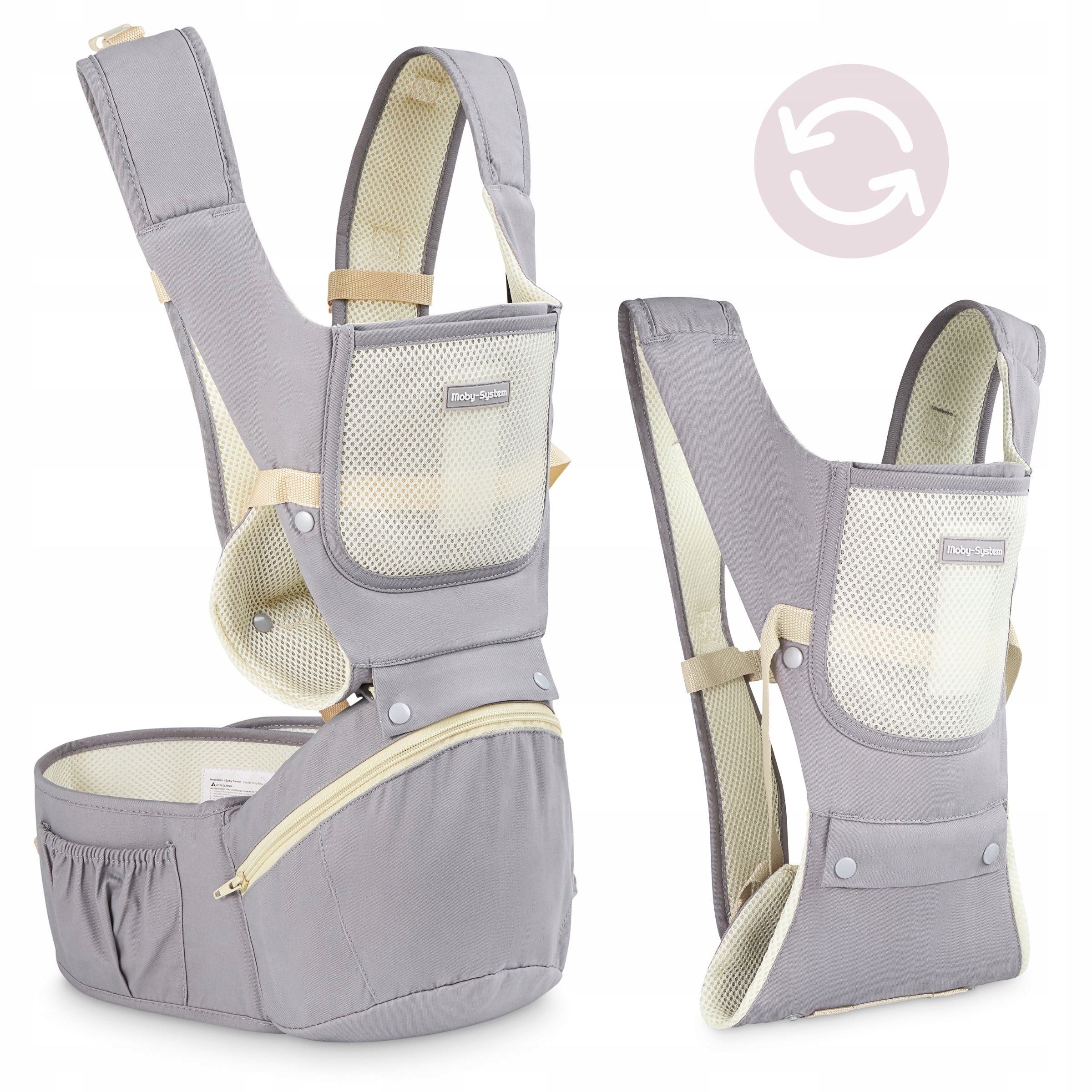 Nešioklė 10 viename Ergonomiška nugarėlėje ir priekyje, daugiafunkcinė