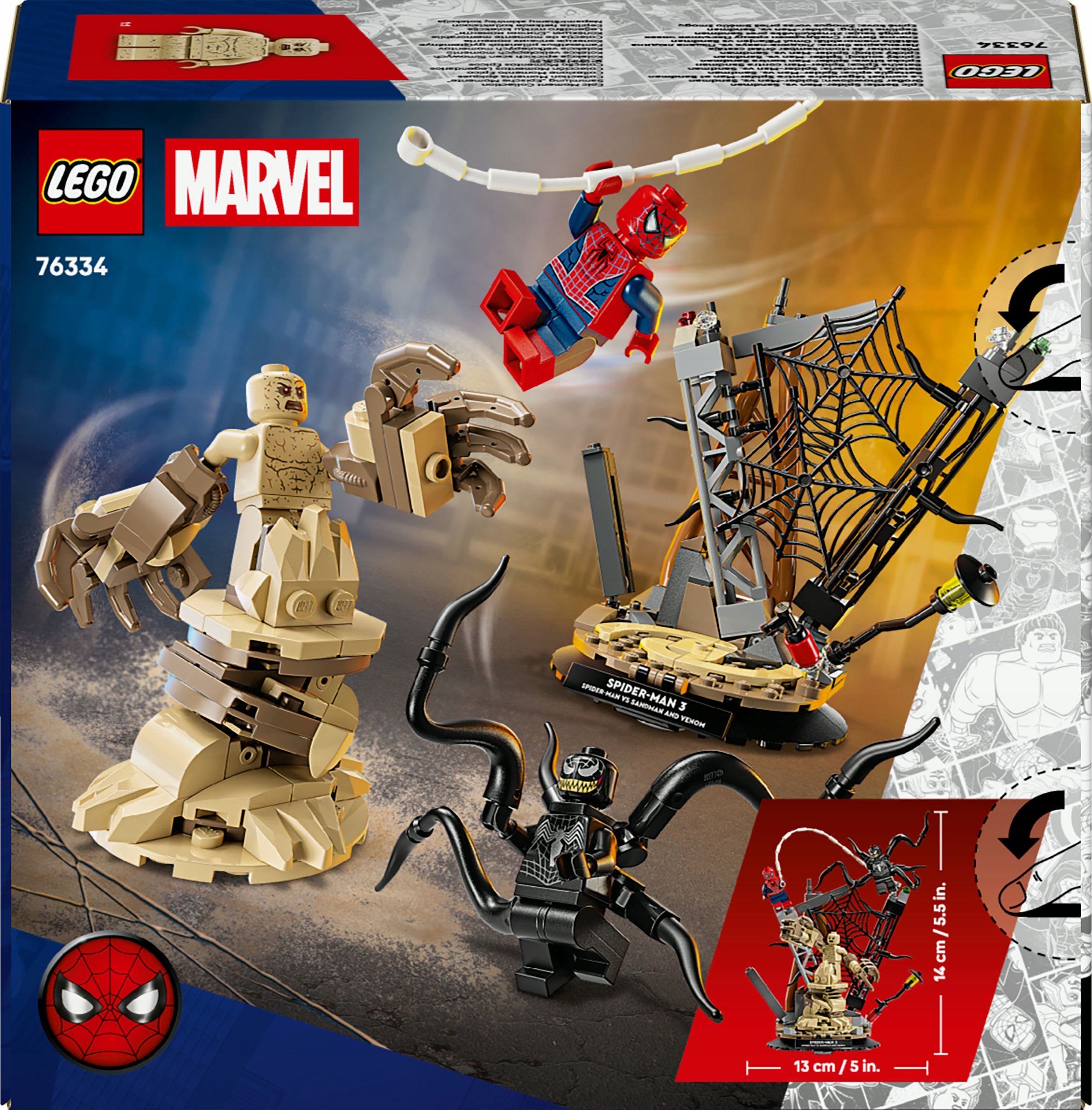 LEGO Marvel 76334 Spider-Mano ir Sandmano žygis