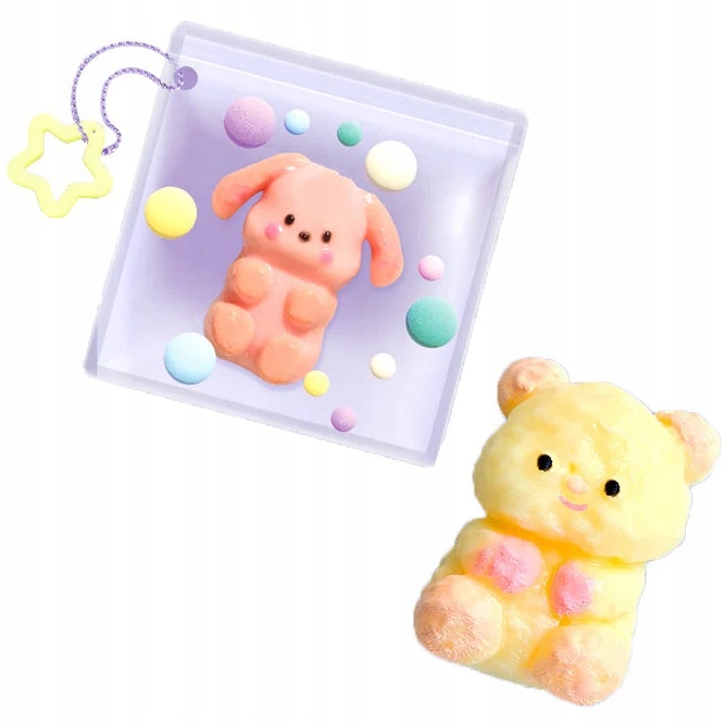 Squishy sliamo kūrimo rinkinys su žvėrelių masėmis