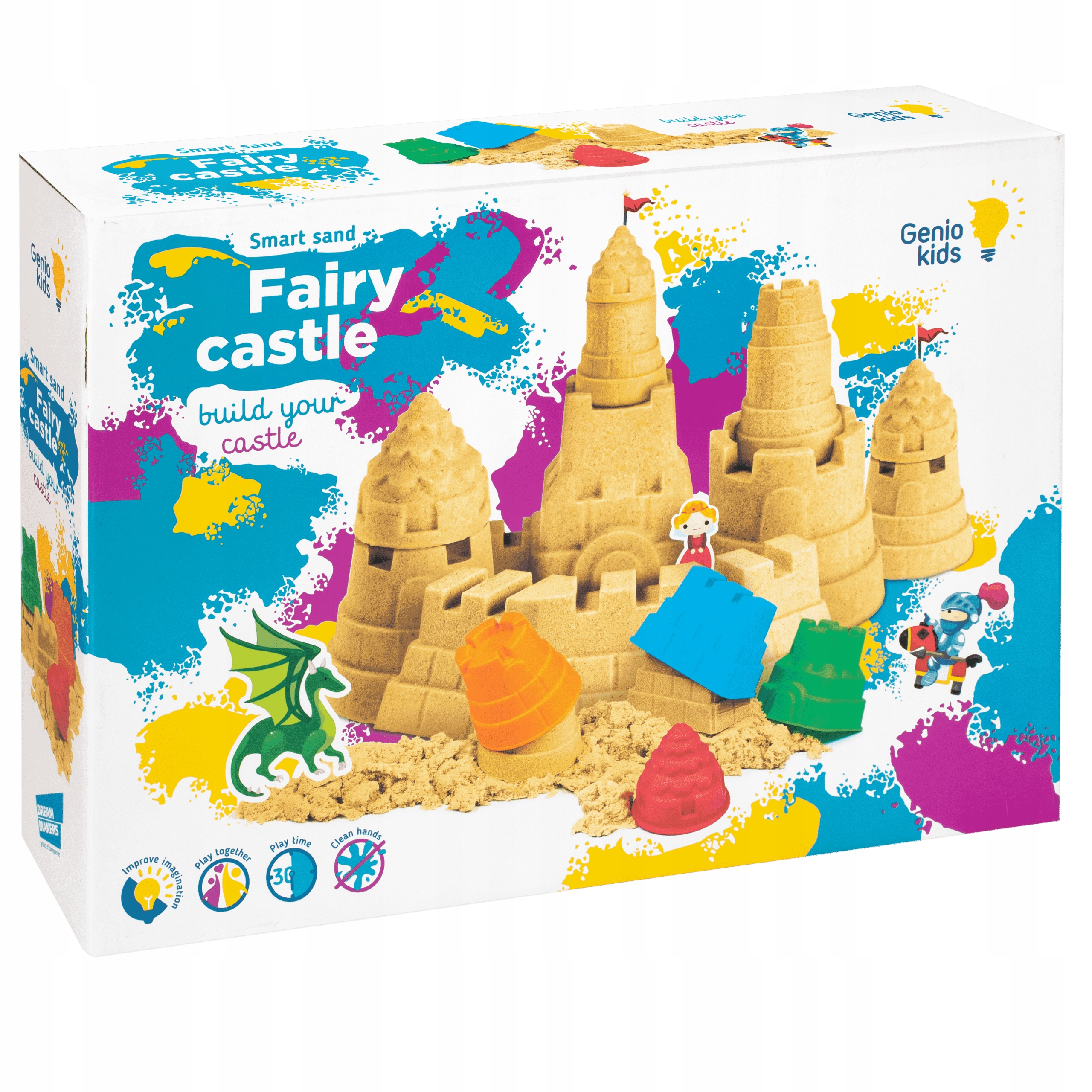 Kinematinio smėlio pilis rinkinys 1kg