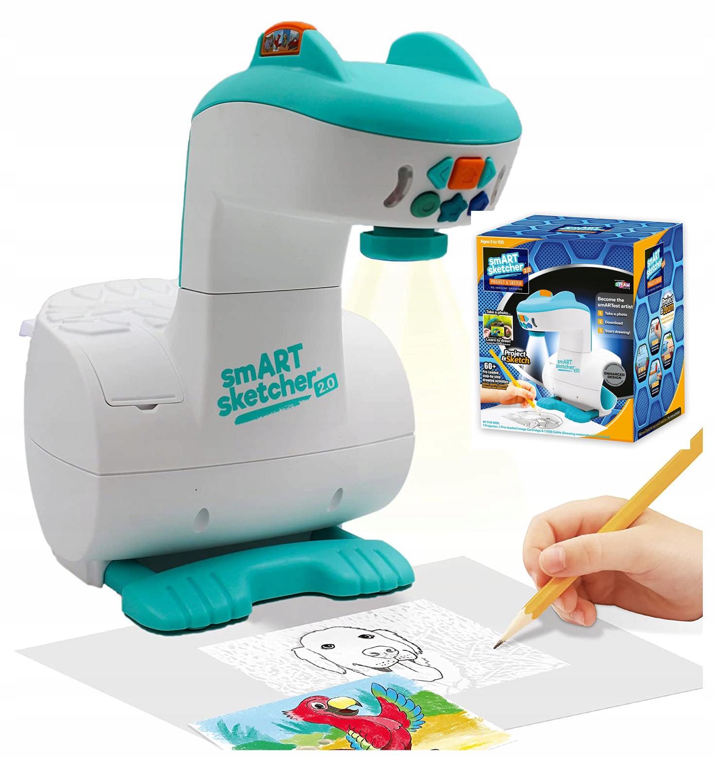 SMART SKETCHER projektor do rysowania 2.0