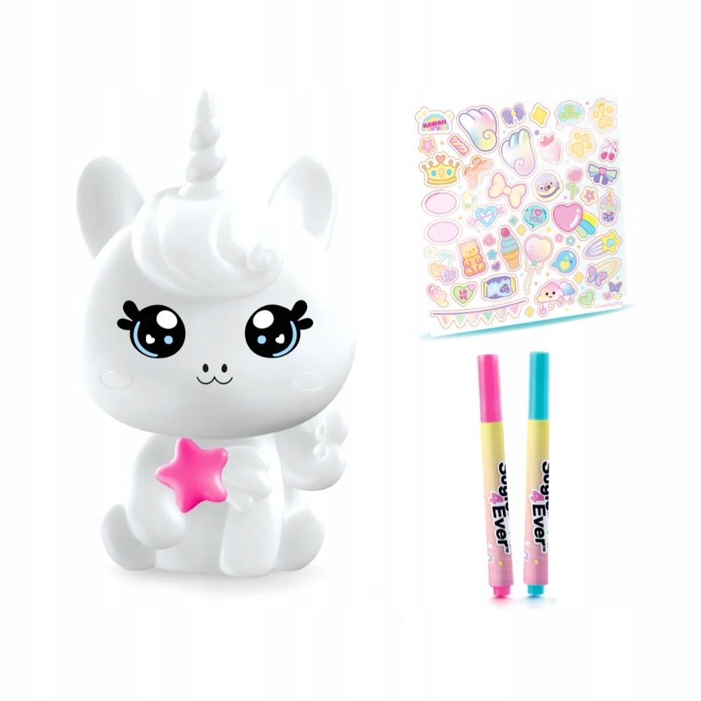 Glowing Decocorns – KAWAII stiliaus „pasidaryk pats“ vienaragis