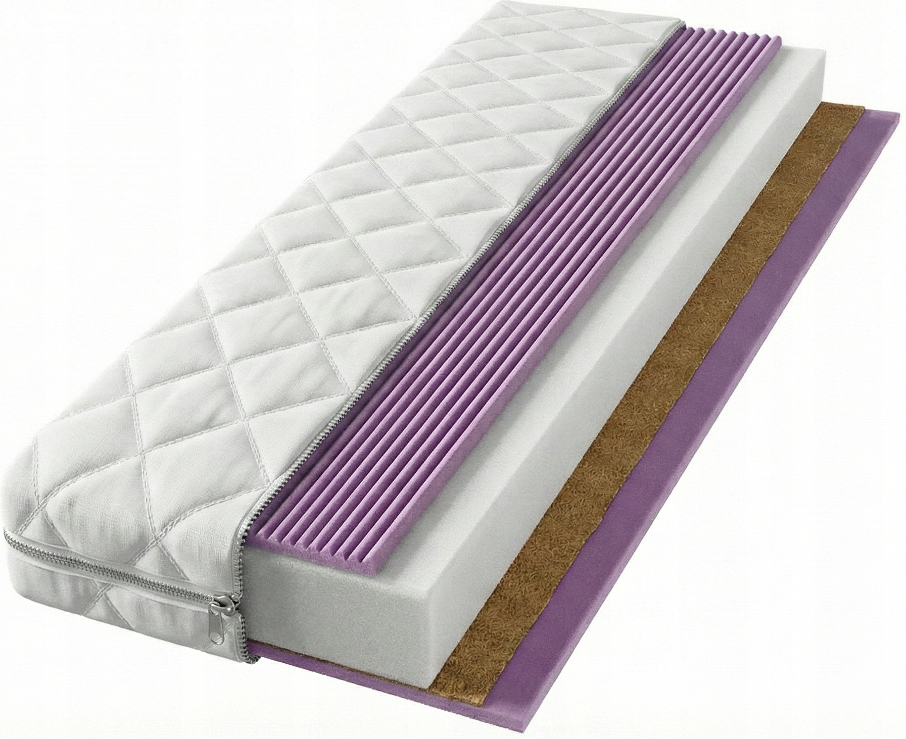 Čiužinys 180x80x11cm, skirtas Kokos LUX Zone putplasčio lovai