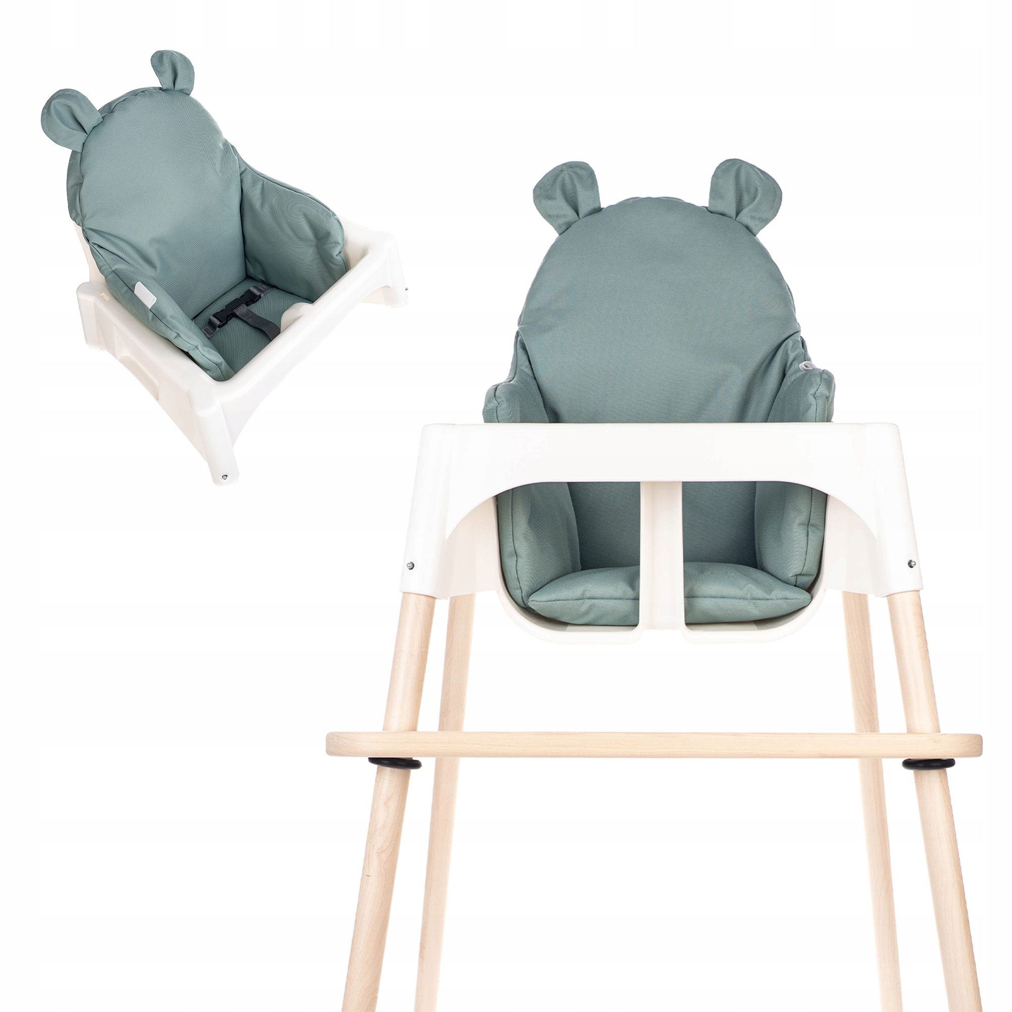 Neperšlampama pagalvėlė IKEA Antilop kėdei aMami Handmade SAGE BEAR