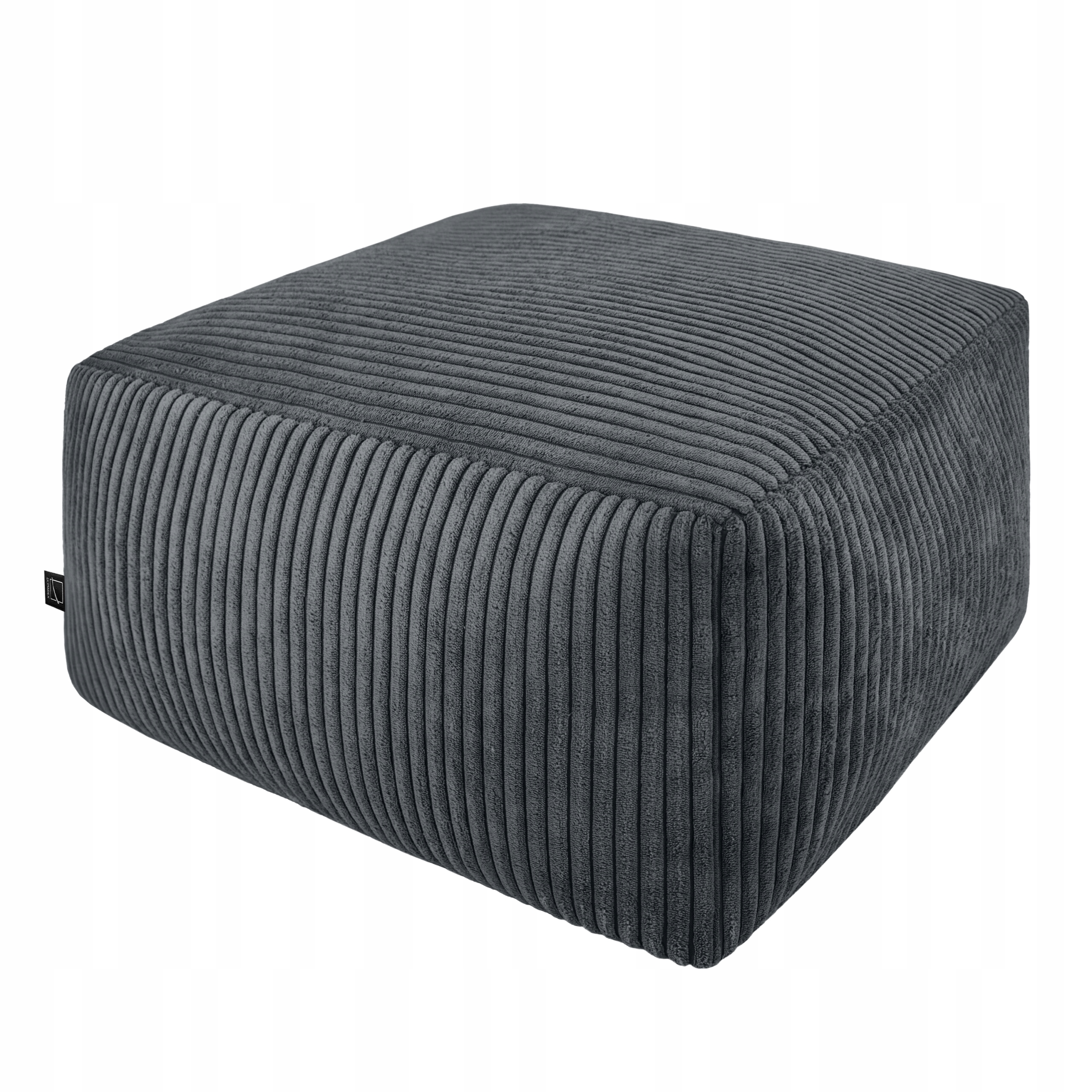 MODERNUS PUFF POUF SEAT 45 CM Kvadratas SVETAINEI MINKŠTA POJŲ ATRAŠKĖ
