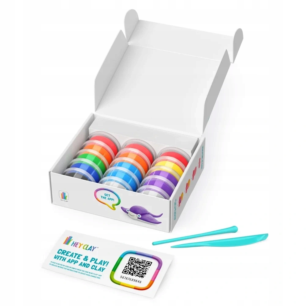 Hey Clay mega rinkinys plastilina žvėrys vandenyno su priedais TM Toys