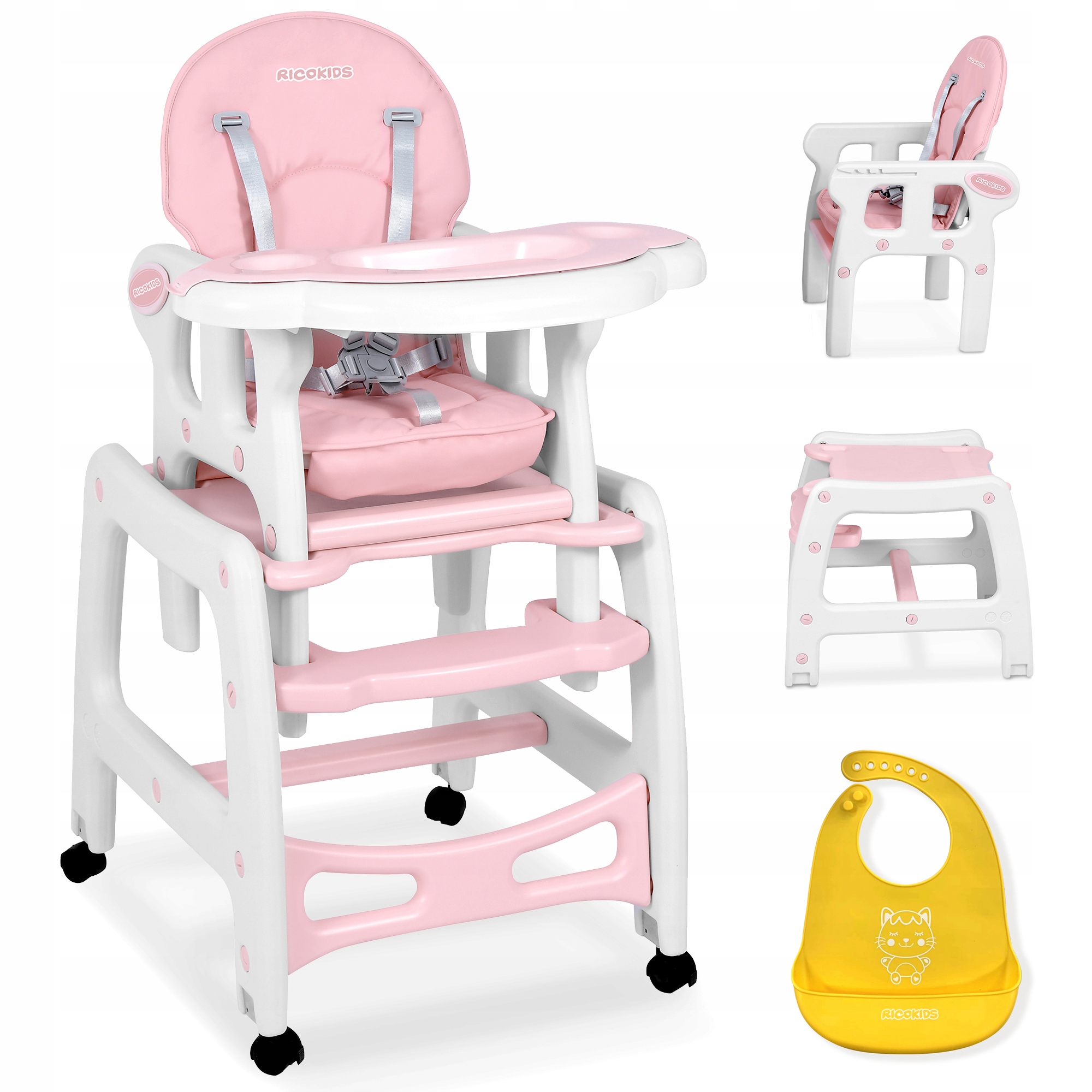 RicoKids Sinco maitinimo kėdutė su šliniaku