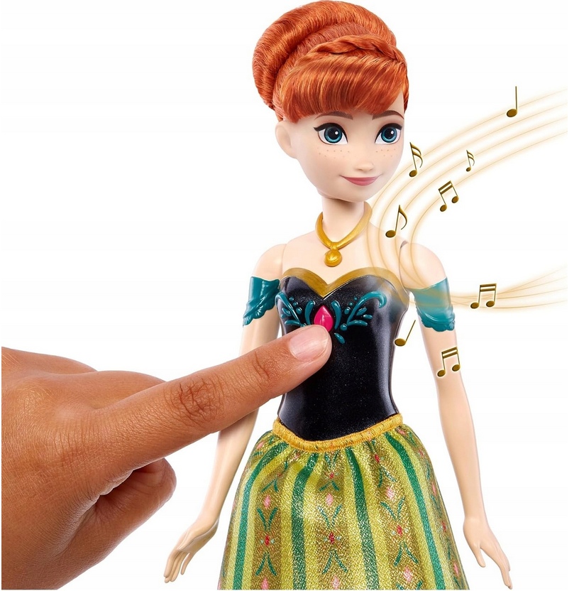 Disney Frozen ANNA Dainuojanti LĖLĖ Dainuojanti „Pirmą kartą“ 3+ vaikai