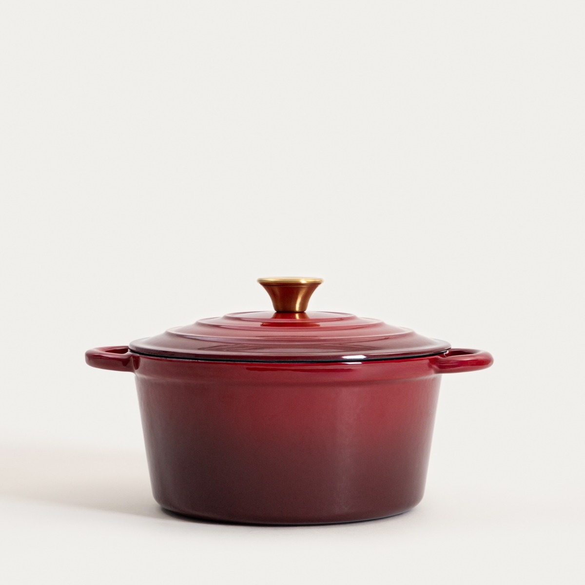 ANDREAS bordo tradicinis ombre ketaus puodas, 24cm 4 l HOMLA