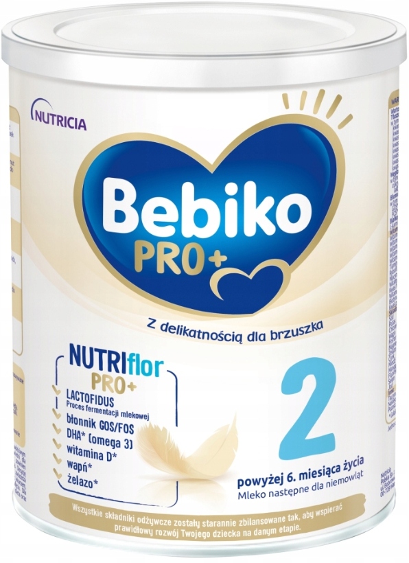 Bebiko Pro+ 2 Nutriflor modifikuotas pienas nuo 6 mėn. 700g