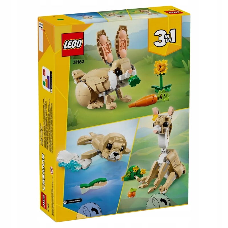 LEGO Creator triukšas – triušis, lama ir seal, 326 el., 8+