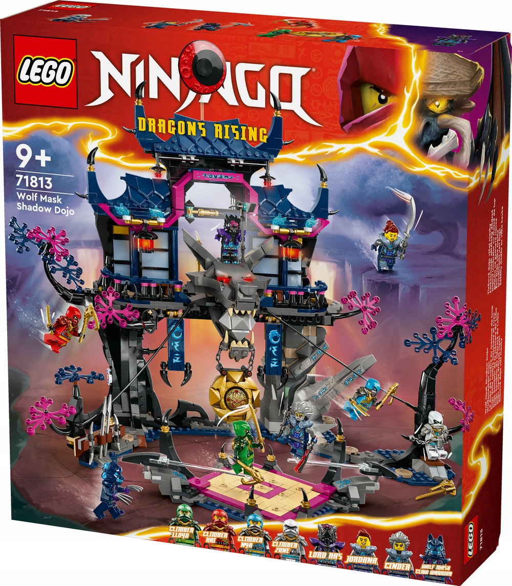 LEGO Ninjago 71813 vilko kaukė Shadow Dojo