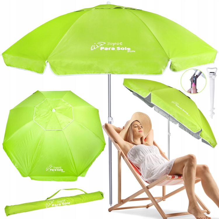 Sopo paplūdimio skėtis Sopot Para Sole Sun UPF 50+ 240cm BROKE SP0810