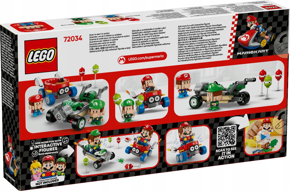 Lego Super Mario 72034 Mario Kart Baby Mario Luigi