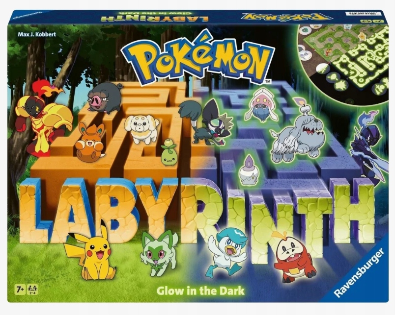 Pokemonų labirinto žaidimas su žibintuvėliu
