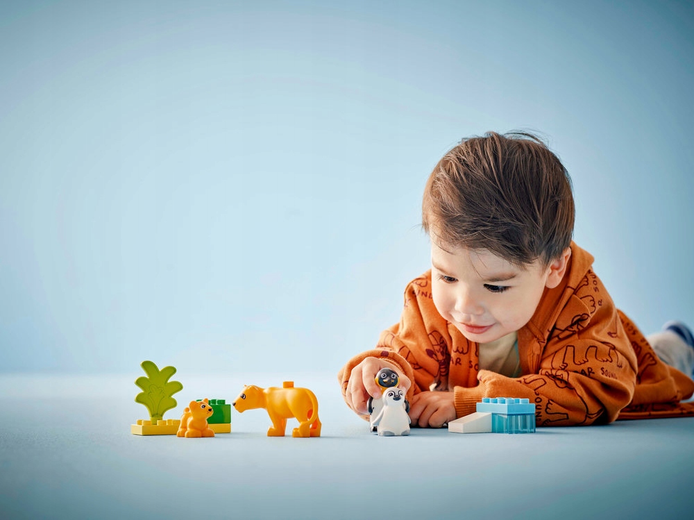 LEGO DUPLO 10442 laukiniai gyvūnai pingvinai liūtai