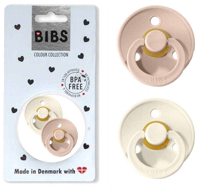 Bibs natūralaus kaučiuko smočelis 6-18m 2vnt